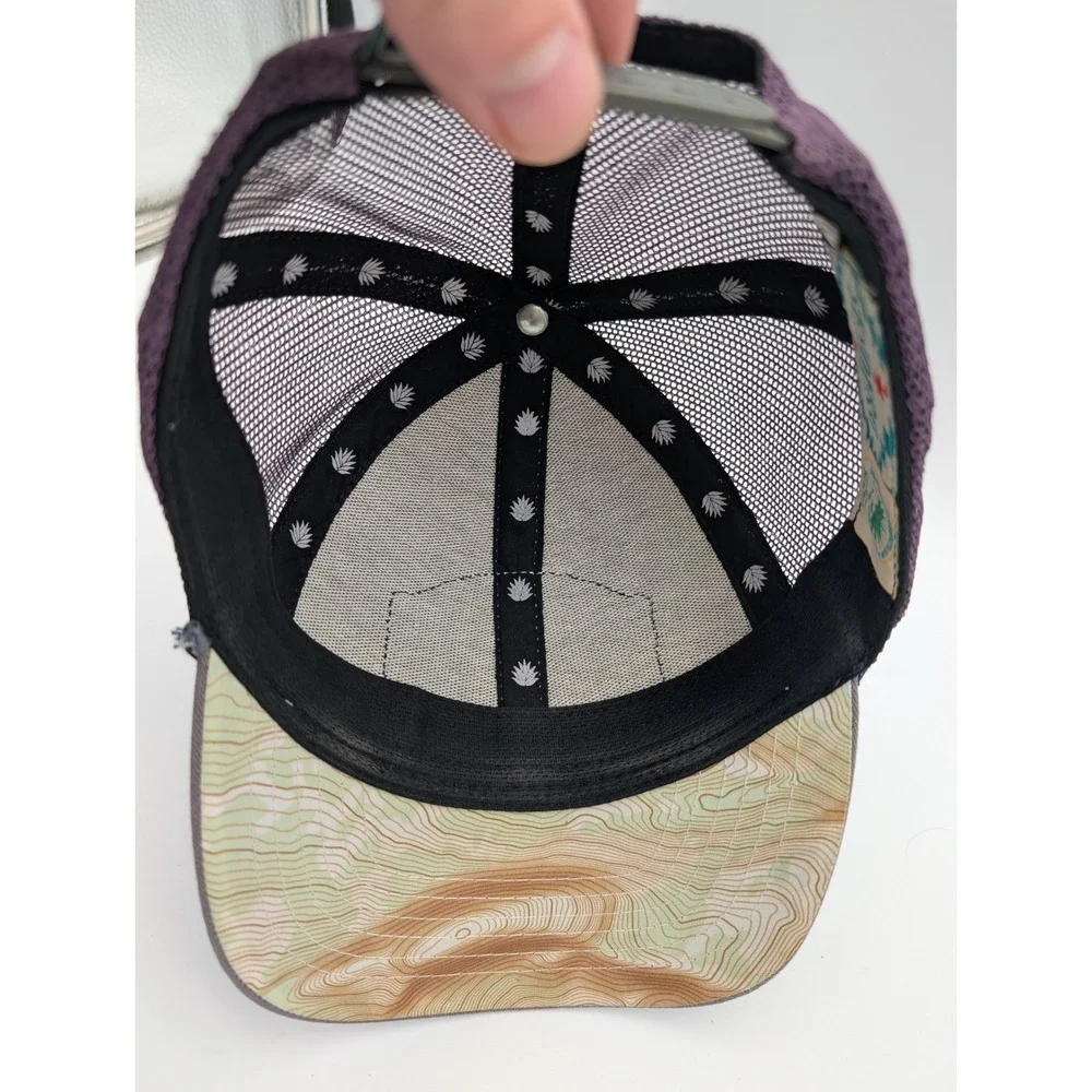 Sendero Provisions Co Yosemite National Park Trucker Hat Gray Purple Snapback